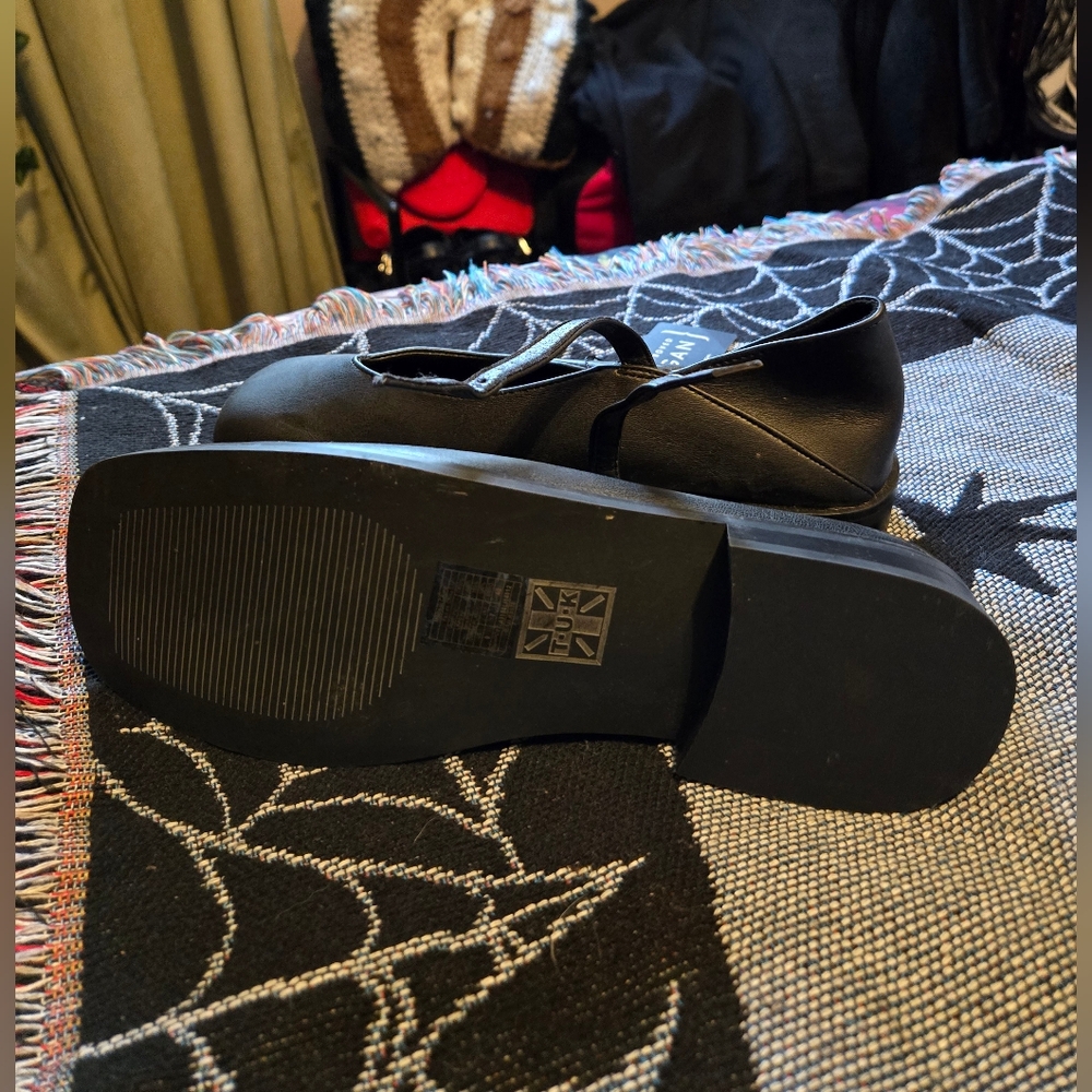 Black TUKskin™ Square Toe Mary Jane - Picture 4 of 6